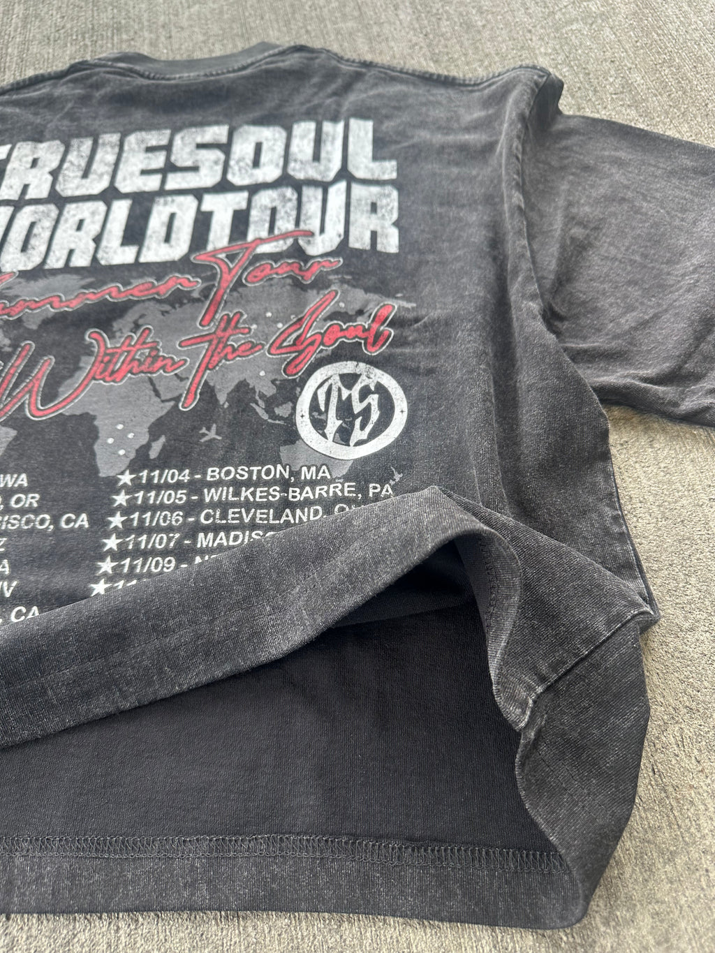 RODMAN WORLD TOUR TEE (RUBY)