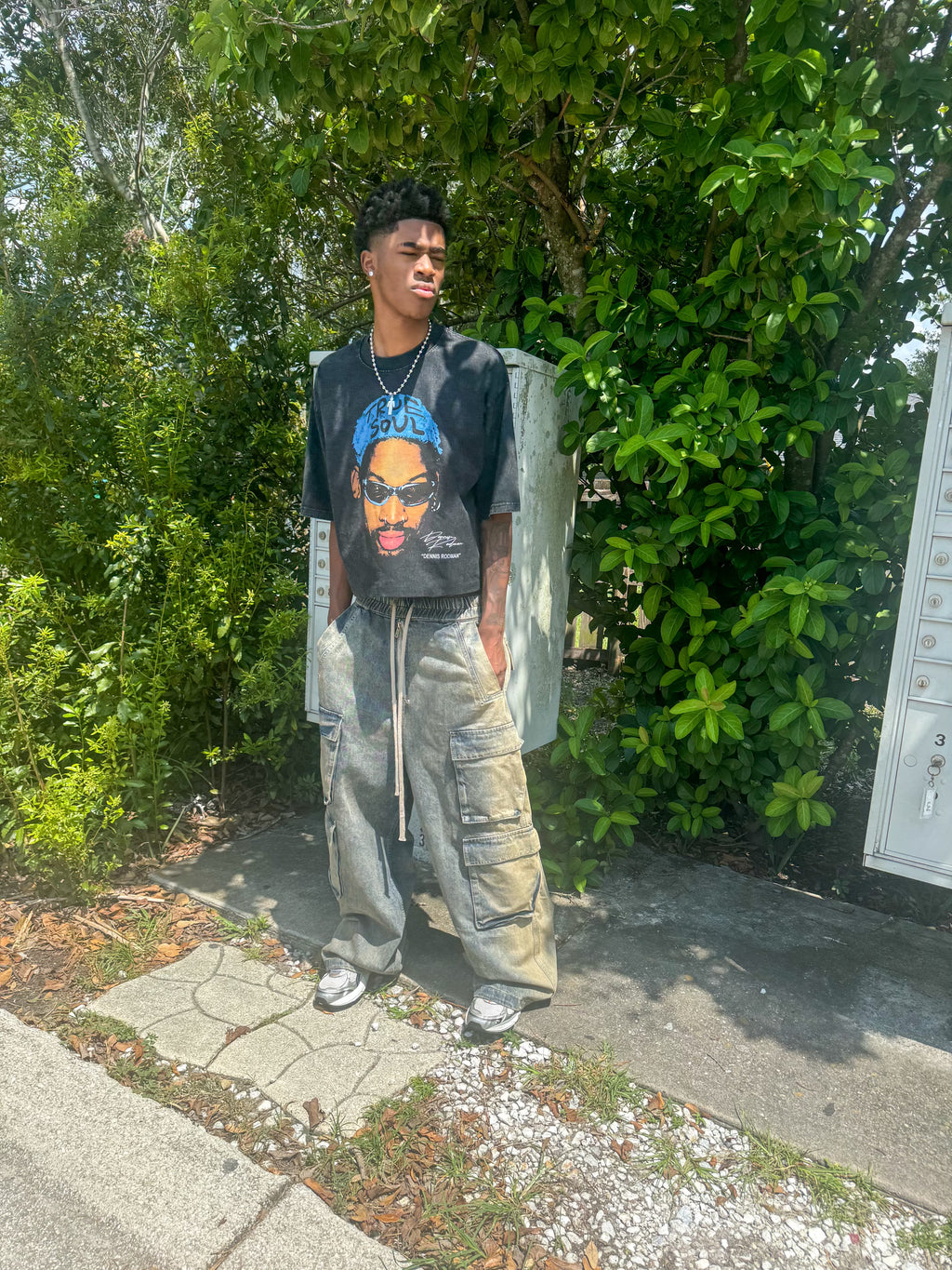 RODMAN WORLD TOUR TEE (AZURE)